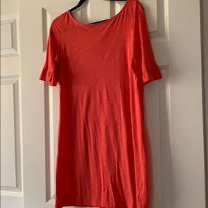 Lilly Pulitzer coral color shift dress